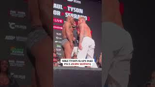 MIKE TYSON SLAPS JAKE PAUL #shorts #trending #miketyson #jakepaul #boxing