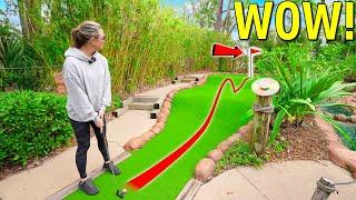 This Mini Golf Course is AWESOME! - Super Fun Course!