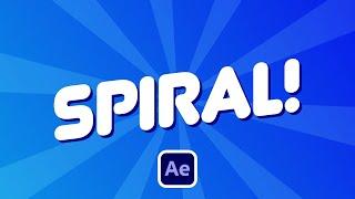 Create Animated Spiral Cartoon Backgrounds in After Effects | Tutorial