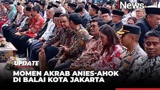 Anies-Ahok Kompak Berbatik dalam Acara JakAsa di Balai Kota Jakarta - iNews Update