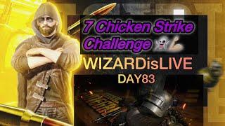 7 Chicken Strike Challenge DAY 83 | #BGMI #Pubg #WizardisLive