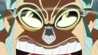 Franky uses Radical Beam vs Ikaros Much - One Piece Episode 566 [720p HD]