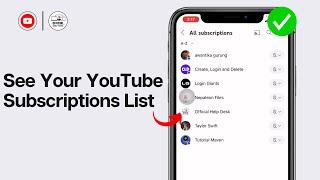 How To See Your YouTube Subscriptions List 2024 (EASY GUIDE)