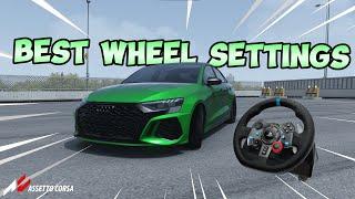 Best Wheel Settings For Assetto Corsa 2024! (Logitech G29)