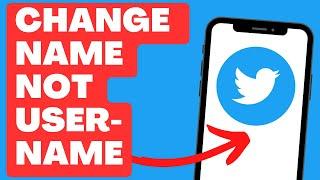 How To CHANGE Twitter Name NOT Username (QUICK and EASY)