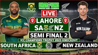 ICC CT Semi Final Live: New Zealand vs South Africa Live | NZ vs SA Semi Final Live Cricket Today