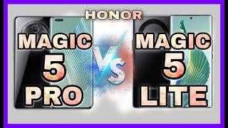 Honor magic 5 pro vs Honor magic 5 lite Cual es Mejor? Full Comparativa