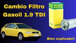 Cambio Filtro Gasoil 1.9 TDI | Proyecto Audi A3 8L | Devolviendo a la Carretera este Viejo Audi A3