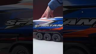 Spartan SR and Boat Trailer by Traxxas. 50+mph. Self righting. #remotecontrol #rccar #rcboat