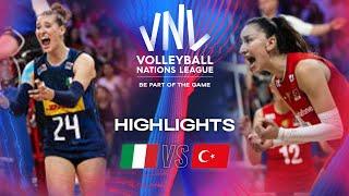 ITA vs. TUR - Highlights | Week 1 | Women's VNL 2024