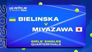 Les Petits As 2025 | Girls Singles Quarterfinals | Sofiia BIELINSKA vs. Sakino MIYAZAWA