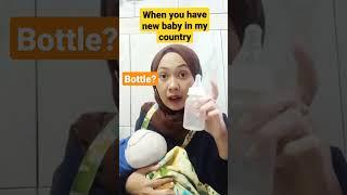 When you're new mom in Indonesia