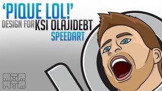 'Pique LOL' Design for KSI - Speedart