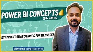 #powerbitutorial Power BI Dynamic Format Strings for Measures| Format without converting to text