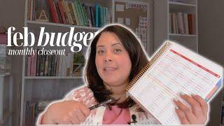  Budgeting | February | Monthly Closeout | EC Monthly Planner