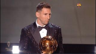 LEO MESSI WINS 7TH BALLON D'OR (BALLON D'OR 2021) 7️⃣ 