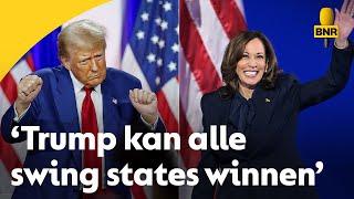 Donald Trump stevent af op winst presidentsverkiezingen