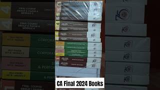 CA Final syllabus 2024| ICAI CA final study material |unboxing CA Final Books #shorts #ICAI #cafinal