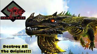 Taking Down All The Origin Bosses! Ark Primal Fear Part 15