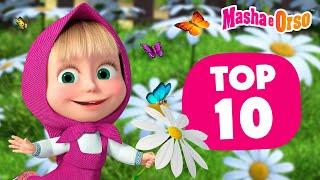  Masha e Orso  Top-10  I migliori 10 episodi estivi  Cartoni animati per bambini 