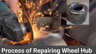 Process of wheel hub repairing|| How to repair wheel hub?