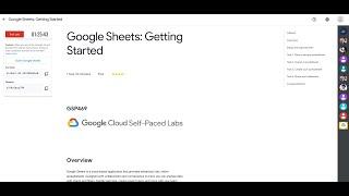 Google Sheets: Getting Started || #Learn_to_earn || #qwiklabs || #GSP469