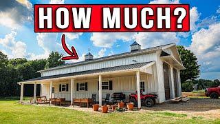 FULL BREAK DOWN! What It Costs To Build A Pole Barn [40x60 Morton's Building]