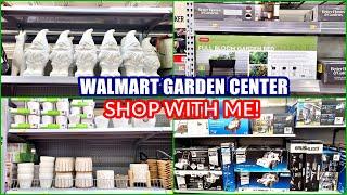 WALMART GARDEN CENTER SHOP WITH ME 2021 GARDEN DECOR TOOLS AND MORE!