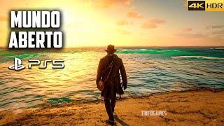 TOP 10 MELHORES JOGOS PRA PS5 DE MUNDO ABERTO!