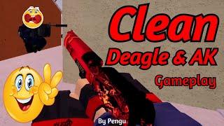 Clean Deagle & AK47 Gameplay (Roblox Counter Blox)