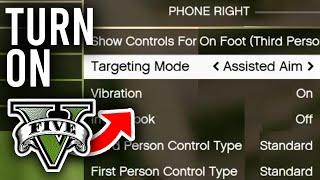 How To Turn On Aim Assist In GTA 5 Online - Full Guide
