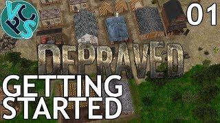 Depraved EP01 – Wild West City Builder – First Look Pre-Release Early Access