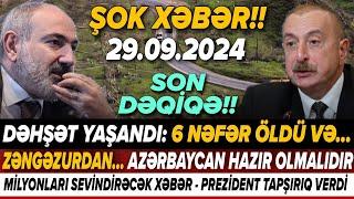 Əsas xəbərlər 29.09.2024 (Xəbər Bələdcisi) xeberler, son xeberler bugun 2024