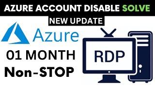 azure account disable solved | azure subscription disabled | how to create windows rdp | get rdp