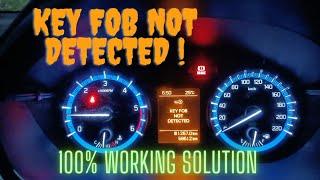 100% WORKING SOLUTION! KEY FOB NOT DETECTED IN MARUTI SUZUKI CARS | S-CROSS,CIAZ,BREZZA,BALENO,DZIRE