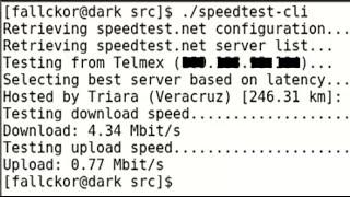 speedtest cli Linux fedora