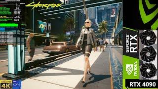 Cyberpunk 2077 Psycho Ray Tracing, DLSS Quality 4K | RTX 4090 | i9 13900K 6GHz