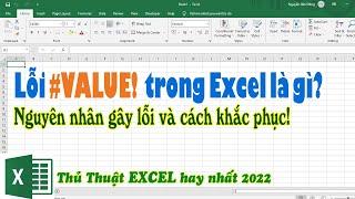 Lỗi #VALUE! Trong Excel Là Gì? Nguyên Nhân Gây Lỗi Và Cách Khắc Phục, Các Lỗi Thường Gặp Trong Excel