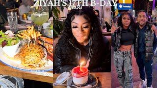 ZIYAH'S 17TH B-DAY| THE GLOW UP| &️| TikTok DANCE IN TIMES SQUARE| LIP LAB| #blackloveqz