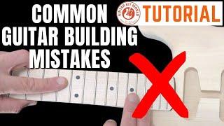 Common Mistakes to Avoid When Building an Electric Guitar Kit