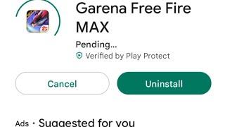 free fire updated pending problem solved! playstore can't download!#freefire