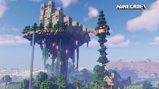 Minecraft - Floating Island Sky Castle (Speed Build)