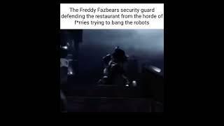 Freddy Fazbear’s security￼￼ Guard￼￼ defending the Animatronics￼ from Furrys￼
