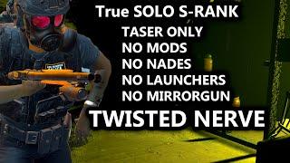 SOLO Taser Only S-RANK - Twisted Nerve - Live Commentary - READY OR NOT