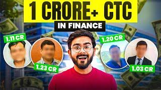 How these FINANCE Executives earn 1 CRORE Salary @ less than 40 years of age in India?