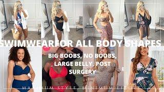 Swimwear for ALL Body Shapes; Big Boobs, No Boobs, Post Surgery, Big Stomach, Cover-Ups #Cupshe