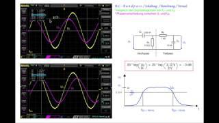 R C - Bandpass/ Versuch / Berechnungen