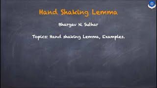 Hand Shaking Lemma | Graph Theory | Discrete Mathematics |