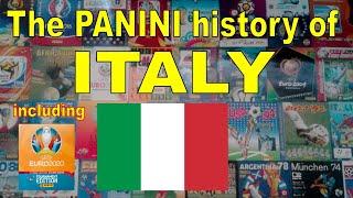 The Panini history of Italy (Men's Soccer Team) Update 2021