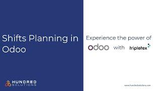 Shifts Planning in Odoo